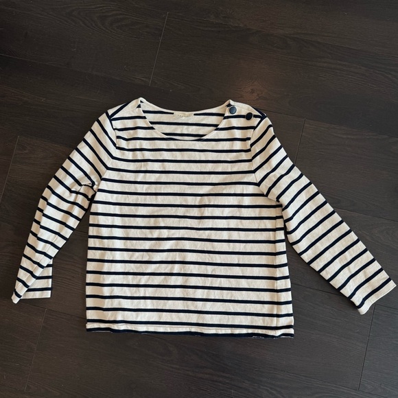 Sezane Tops - SEZANE COLETTE MARINIÈRE NAVY S